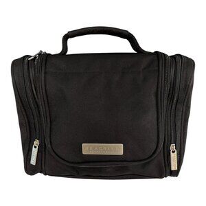 Kenneth Cole Reaction Hanging Toiletry Travel Bag – Black – Multiple Compartment